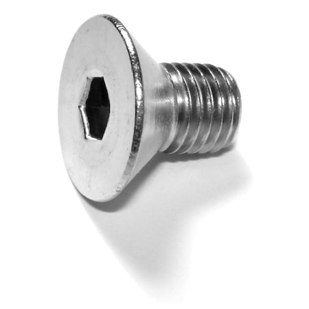 Midwest Fastener 5/16"-24 Socket Head Cap Screw, Flat, Plain 18-8 Stainless Steel, 1/2 in Length, 8 PK 79186